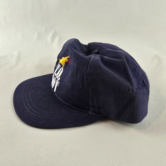 TQ Hot Tequila Hat Navy Blue Bull Logo Vintage Adjustable Snapback Cap Logo 7 - Picture 4 of 8